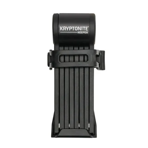 Kryptonite Länge 80cm,2,5mm Stahlgl.,sw,2 Schlüssel Faltreifenschloss Kryptonite Keeper Mini