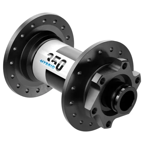 DT Swiss 110/15mm TA Boost, 36 Loch, IS 6-bolt VR-Nabe DT Swiss 350 Hybrid MTB DB