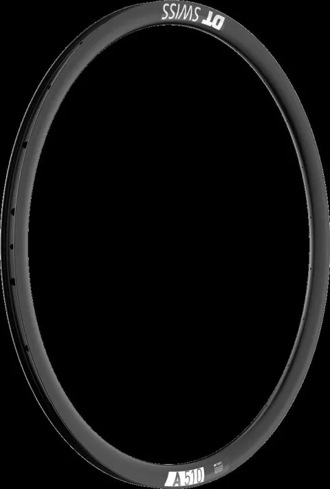 DT Swiss 28", schwarz, 32 Loch, 622-20, VL 6,5mm Felge DT Swiss A 510 DB