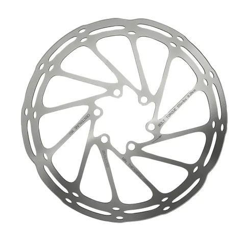 Sram Ø180mm, schwarz, abgerundet, CenterLock Bremsscheibe SRAM Centerline A2