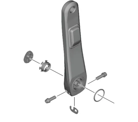 Shimano Kurbelarm Ult.FCR8100P Li. 165