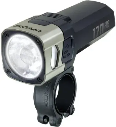 Sigma Aura 170 HB Link Frontlicht - StVZO Schwarz Modell 2026