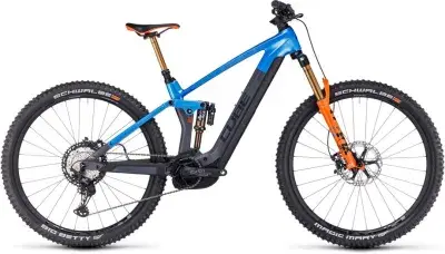 Cube Stereo Hybrid 140 HPC 750 Blau Modell Aktion