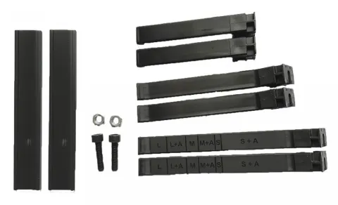 Zefal Montagematerial für Mudguards passend NoMud RM29 RS75 schwarz