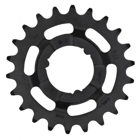 KMC Ritzel E-Bike 22 Zähne schwarz - Hochleistungs-Antriebsritzel für E-MTB und Pedelec