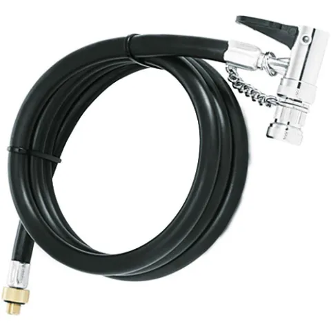 SKS Hebelstecker mit Schlauch für Rennkompressor - Adapter - 125 cm Länge kompatibel mit AV/DV/SV…