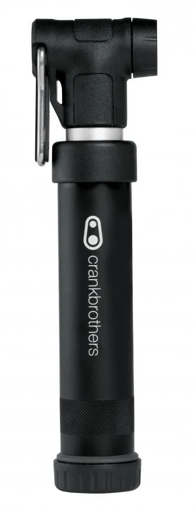 Crankbrothers Gem S Handpumpe inkl. Rahmenhalter Midnight Edition schwarz