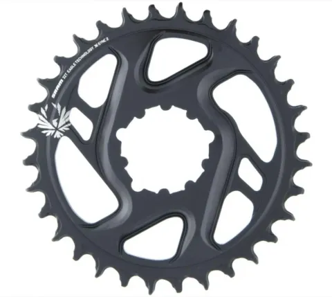 SRAM Kettenblatt X-Sync Eagle CF/Stahl 32T / 6 mm / Aluminium - 6 mm