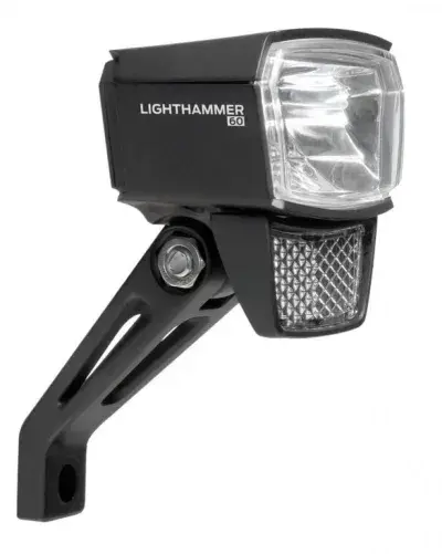 TRELOCK Frontlicht LS 800 Lighthammer E-Bike 800 - helles, sicheres LED-Licht 6-12 V