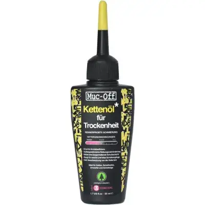 Muc-Off Dry Lube 50ml Kettenschmiermittel - Wachsbasierte Formel für trockene Bedingungen