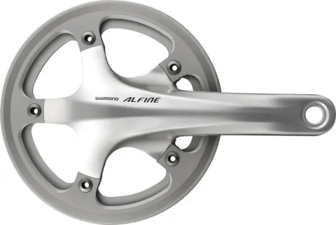 SHIMANO Kurbelgarnitur ALFINE FC-S501 - 39 Zähne - silber