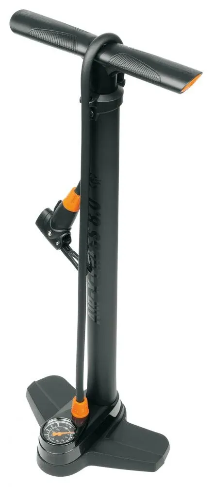 SKS Pumpe Air-X-Press 8.0 Standpumpe: Leichte Kunststoffpumpe mit Präzisions-Manometer -…