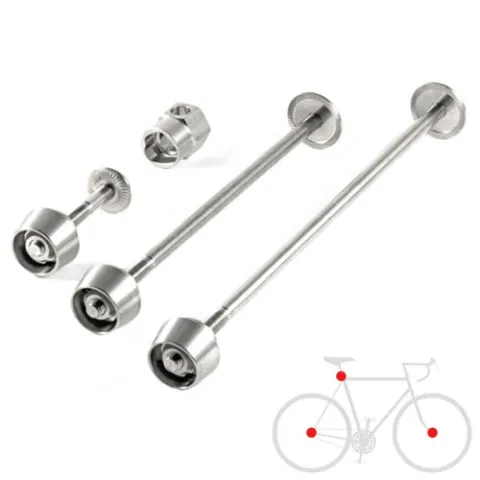 PITLOCK Set 02 Sicherungsset - Vorderrad, Hinterrad, Sattelstütze