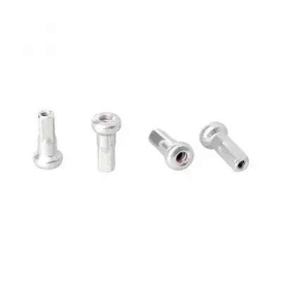 DT Swiss Speichennippel Alu Pro Lock Hidden 12 mm silber - leicht & aerodynamisch für…