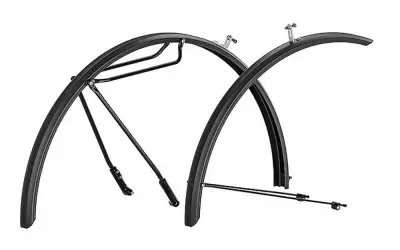 Hebie Schutzblechset Alumee 28" schwarz 40mm