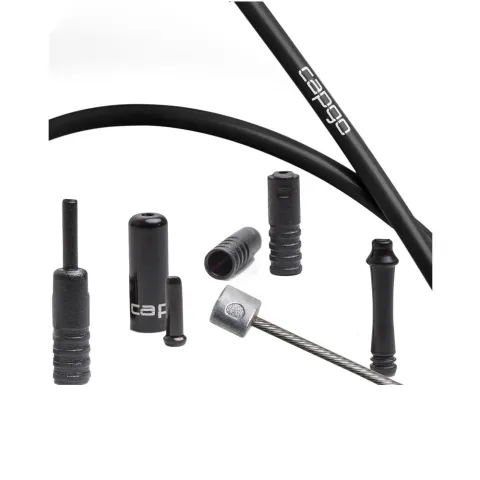capgo BL Schaltset 1x Shimano/SRAM Road/MTB schwarz - beste Schaltperformance mit minimaler Reibung