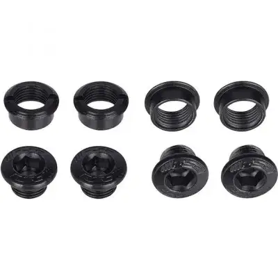 FSA Kettenblattschrauben E-Bike Edelstahl 5 g Schwarz - 1-fach & 2-fach