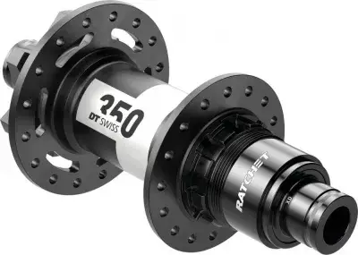 DT Swiss Nabe MTB HR 350 Classic 32 Loch Schwarz - zuverlässige Boost Hinterradnabe