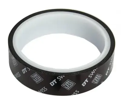 DT Swiss Tubeless Felgenband TLR 25 mm x 10 m Schwarz - Zuverlässige Felgenabdichtung