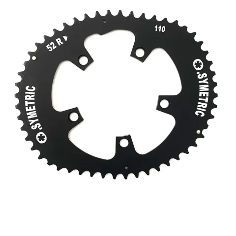 OsyMetric Kettenblatt Road 52 Zähne 110 mm Lochkreis - ovales Aluminium-Kettenblatt für…