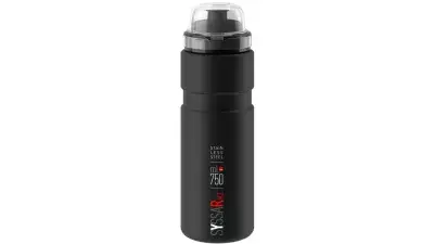 Elite Trinkflasche Syssa Race 750 ml schwarz matt Edelstahl