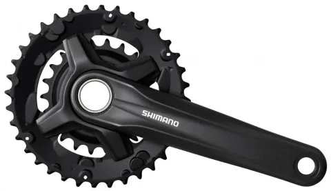SHIMANO Kurbelgarnitur FC-M210-B2 Kurbelgarnitur - 170 mm, 36-22 Zähne, 22 Zähne