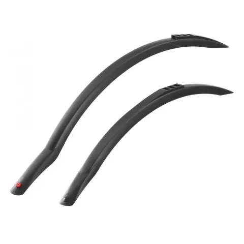 Hebie Schutzblechset Viper R Steckbleche Racing 28" schwarz 35mm mit Spritzschutz