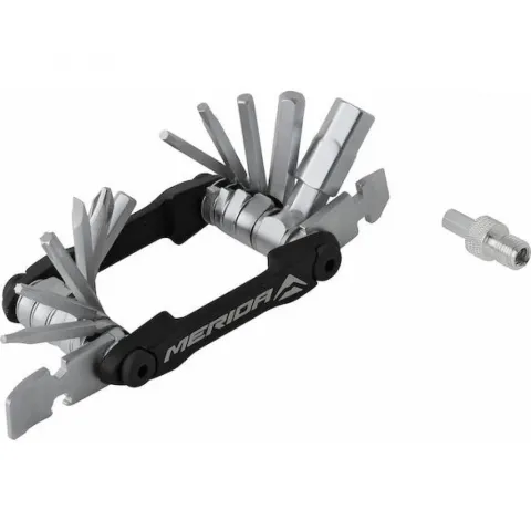 Merida Multitool 20-in-1 Werkzeug Schwarz-Grau - Kompaktes Fahrrad-Multitool mit…