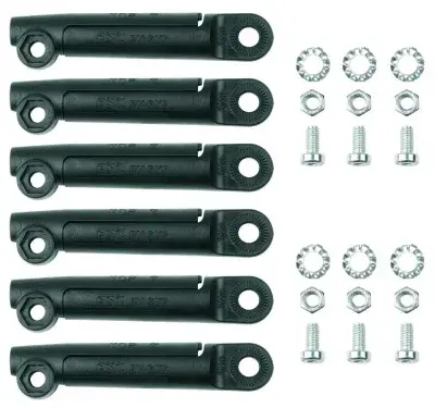 SKS ESC-Vario-Stecker 6er-Set  Original-Ersatzteile für 4,5 mm Streben, vormontiert, ideal für…