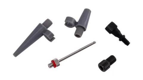 Zefal Ventiladapter-Set, 5-teilig, kompatibel mit AV, DV, SV, inklusive Ballnadel und Adapter für…