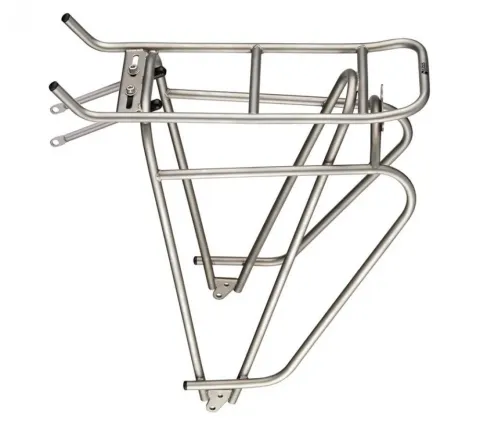 Tubus Cosmo Edelstahl-Gepäckträger 26-28 Zoll Silber - 40 kg Zuladung, 649 g