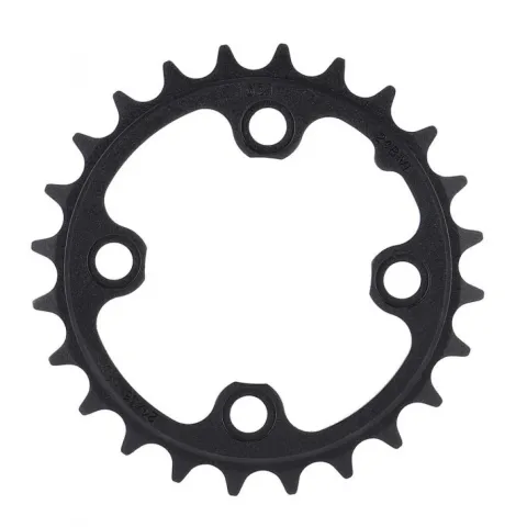 Truvativ Kettenblatt Kettenblatt MTB Trekking 24 Zähne 64mm Lochkreis Aluminium schwarz