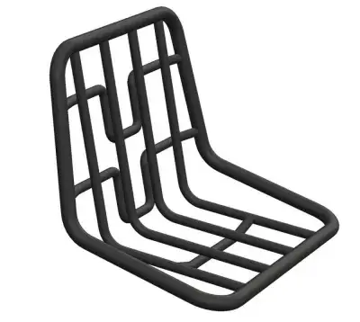 XLC LR-F03 Frontgepäckträger für Winora Yakun/Radius 2 Schwarz