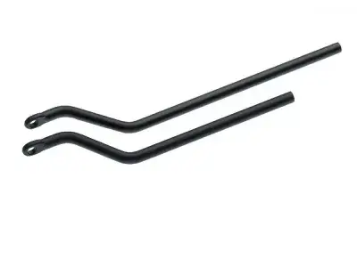 racktime Befestigungsstrebe 220mm 35mm Versatz Schwarz - HR-Träger Gepäckträger