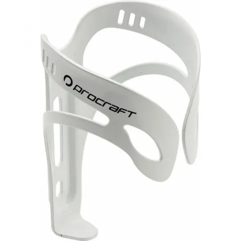 Procraft Flaschenhalter Alu Pro Ø 74 mm weiß - leichter Halter für Trinkflaschen