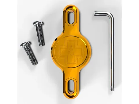 Muc Off Secure Tag Holder V2 gold