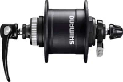SHIMANO Nabendynamo ALIVIO DH-T4050-1D Nabendynamo - Scheibenbremse 6 Volt 1,5 Watt Schwarz 32 Loch…