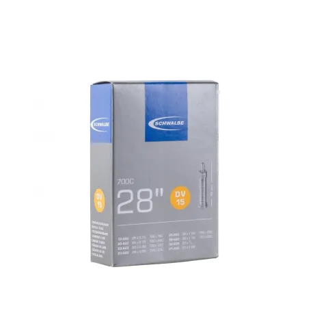 Schwalbe Schlauch DV15 18/28-622/630 40mm 18 - zuverlässiger Fahrradschlauch mit…