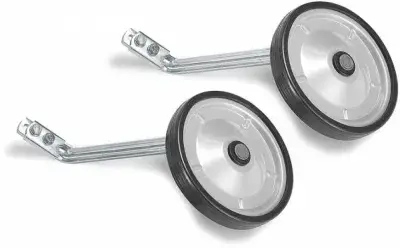 PUKY Stützräder ST-ZL12, silber, Aluminium, passend für 12" Fahrräder der Serien Z2 und ZL12,…