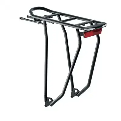 Racktime GLEAM IT 2.0 Tour Gepäckträger 28/29 Zoll schwarz - mit Standlicht und Snapit 2.0