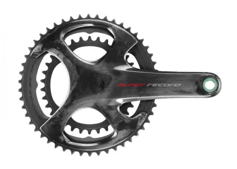 Campagnolo Kurbelgarnitur Super Record 12-Fach Ultra-Torque TI FC19-SR12293 39-53 Zähne 172.5mm