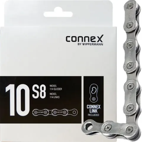 Connex Wippermann Kette 10S8 1/2" x 11/128" 114 Glieder 5,9mm 10-fach