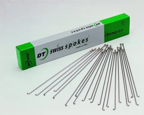 DT Swiss Speiche Champion 1,8 VE100 silber 280 mm - robuste Standardspeiche für Rennrad & MTB