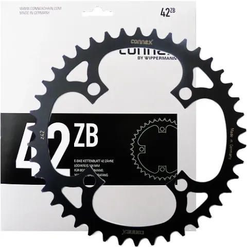 Connex Kettenblatt E-Bike Bosch Shimano Yamaha Brose 42 Zähne schwarz 104mm