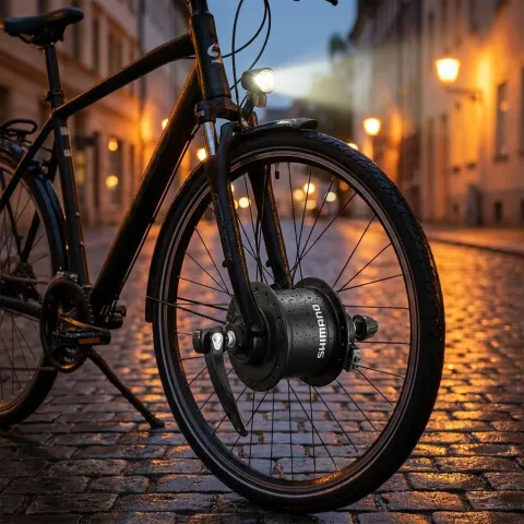 SHIMANO Nabendynamo ALIVIO DH-T4000-1N 6 Volt 1,5 Watt für Felgenbremse - Nabendynamo für…