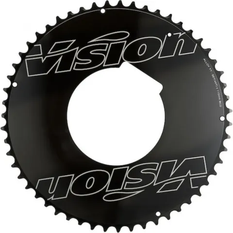 Vision Kettenblatt Road Powerbox Aero 4-Arm 110 mm x 56 T Schwarz - aerodynamische Performance