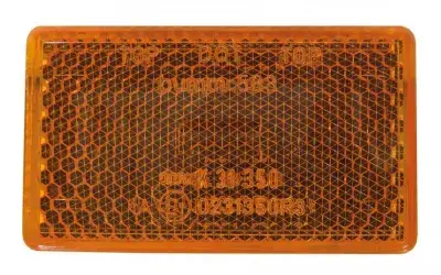 Busch&Müller seitlicher Rückstrahler eckig 563/2-2 für Starrgabel, orange