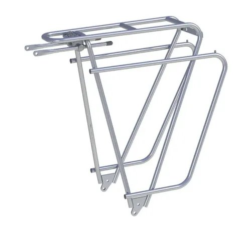 Tubus Gepäckträger LOGO CLASSIC 26-28 Zoll silber - stabiler Fahrrad-Heckträger