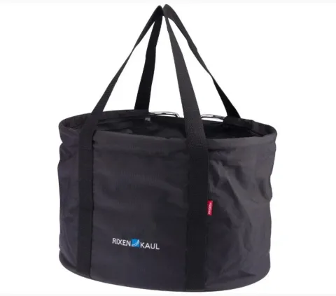 Rixen & Kaul Fahrradzubehör KLICKfix Korbtasche Shopper schwarz L 29 x B 38 x H 25cm