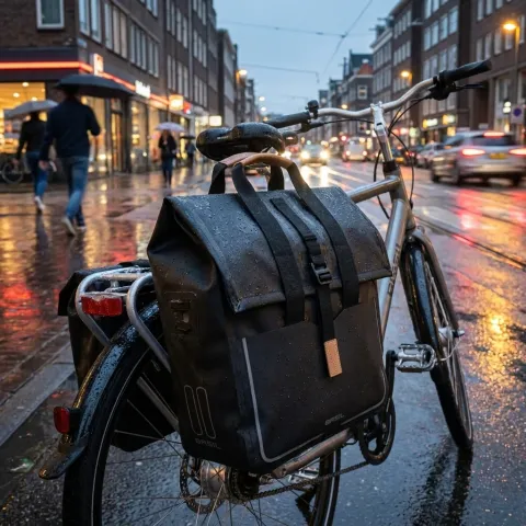 Basil Shoppertasche Urban Dry wasserdicht matt black 20l